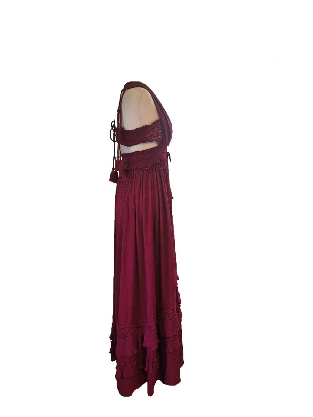 Free People Santa Maria Maxi Dress Size S - Picture 4 of 10